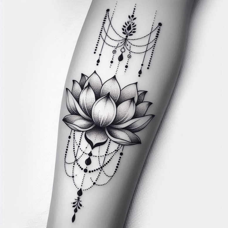 chain – tattoo design ideas free ai generated – minimalist – for-arm – Gallery: chains-inkby-ai
