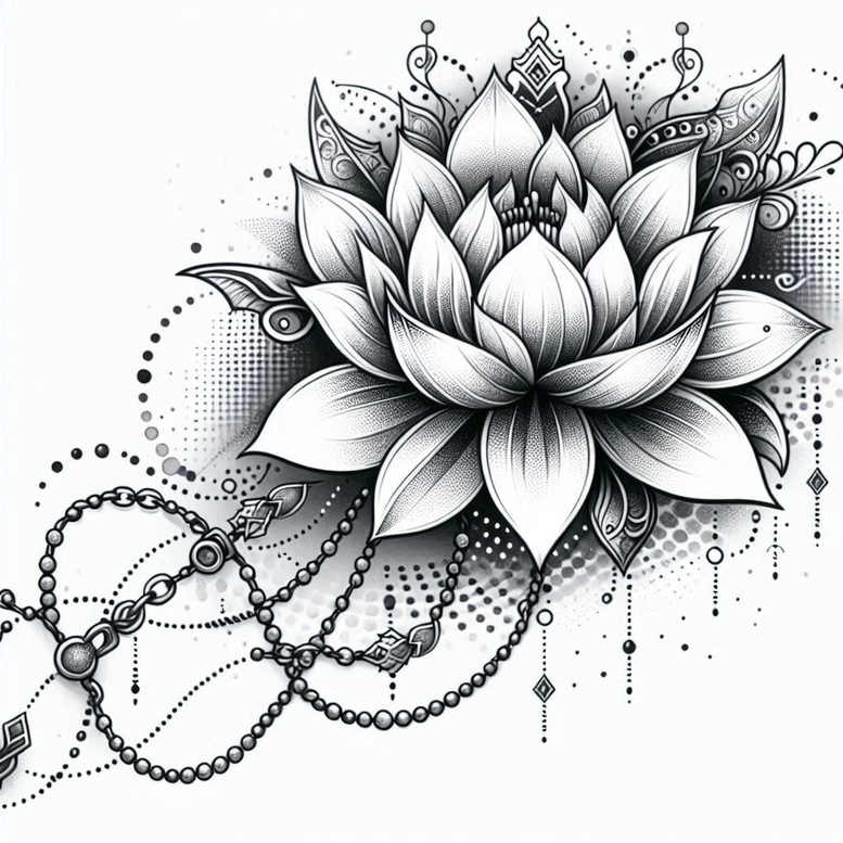 chain – tattoo design ideas free ai generated – minimalist – for-arm – Gallery: chains-inkby-ai