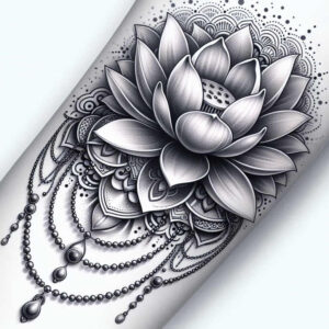 chain – tattoo design ideas free ai generated – neotraditional-gradient-fills – for-arm – Gallery: chains-inkby-ai