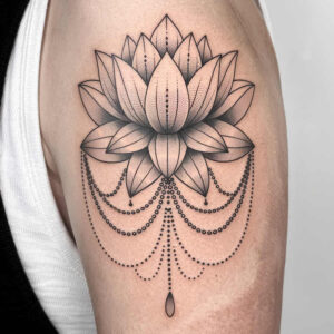 chain – tattoo design ideas free ai generated – neotraditional-refined-detail – for-foot – Gallery: chains-inkby-ai