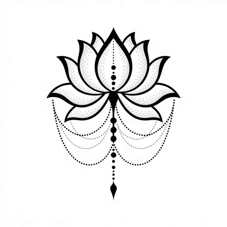 chain – tattoo design ideas free ai generated – no-shading – for-arm – Gallery: chains-inkby-ai
