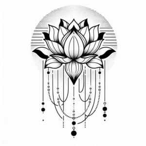 chain – tattoo design ideas free ai generated – thin-script – for-arm – Gallery: chains-inkby-ai