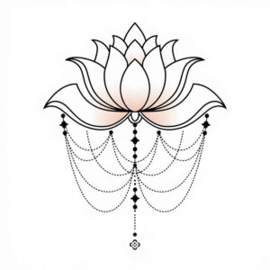 tattoo-necklace-concise-for-elbow – tattoo design ideas free ai generated – Gallery: chains-inkby-ai
