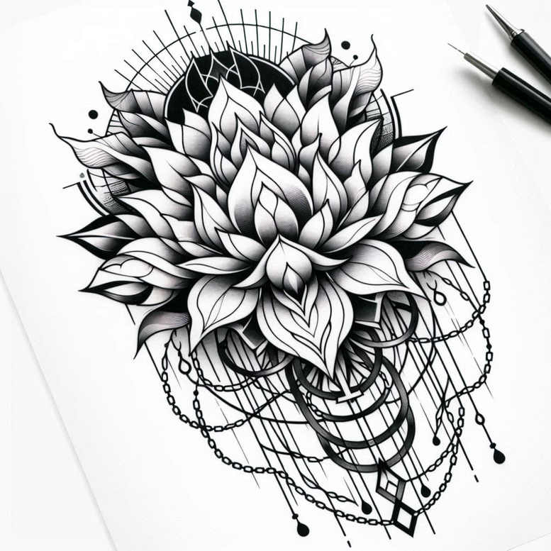 subtle-chain-minimalist-for-heel – tattoo design ideas free ai generated – Gallery: chains-inkby-ai