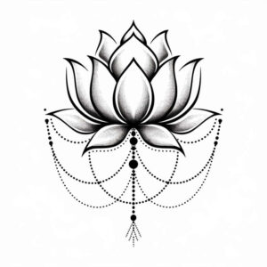 stylized-chain-fine-dot-for-stomach – tattoo design ideas free ai generated – Gallery: chains-inkby-ai