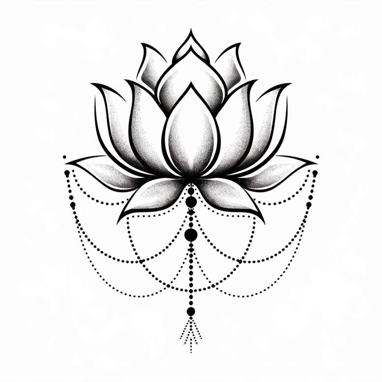 stylized-chain-fine-dot-for-stomach – tattoo design ideas free ai generated – Gallery: chains-inkby-ai
