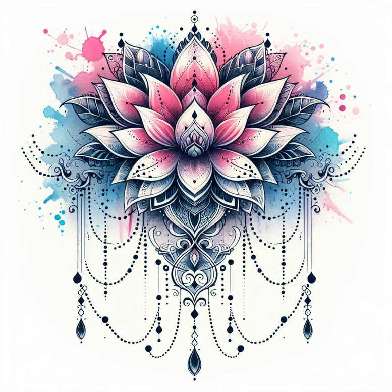 chains tattoo design ideas mini ink chainmail pattern symbolising courage
