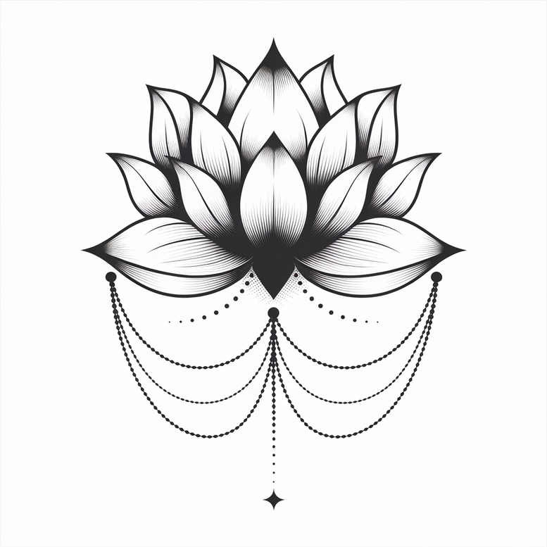 chains tattoo design ideas minimalist script linked symbols stands for determination