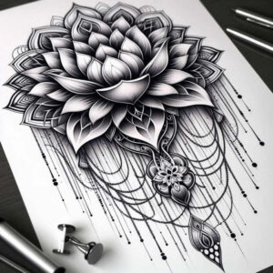 chains tattoo design ideas point minimal ornamental chains represents endurance