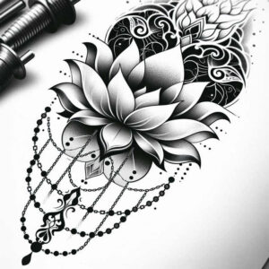 fine-detail-chain-elegant-for-ribs – tattoo design ideas free ai generated – Gallery: chains-inkby-ai