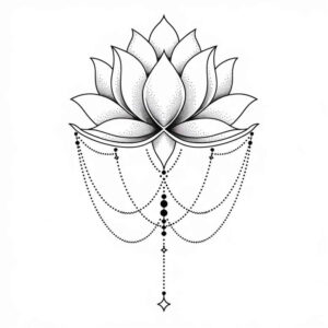 fine-jewelry-tattoo-micro-line-for-lower-chest – tattoo design ideas free ai generated – Gallery: chains-inkby-ai