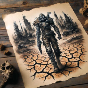 mythological-figure-soft-focus-mini-geometry – tattoo design ideas free ai generated – Gallery: characters-inkby-ai