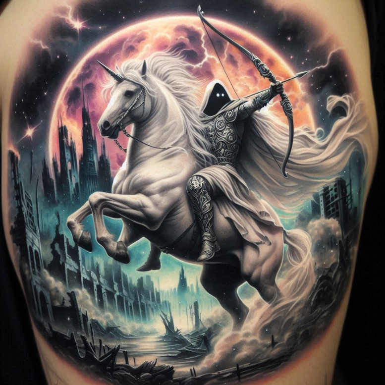 mythological-figure-high-fidelity-thin-line – tattoo design ideas free ai generated – Gallery: characters-inkby-ai
