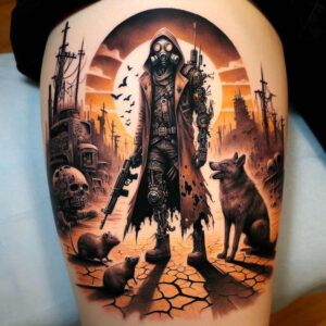 facial-expression-depth-shading-point-minimal – tattoo design ideas free ai generated – Gallery: characters-inkby-ai