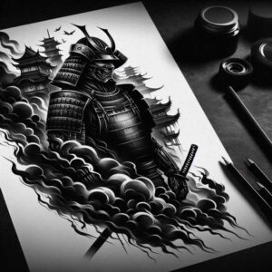 blackout – tattoo design ideas free ai generated – spooky – for-full-back – Gallery: cover-up-inkby-ai
