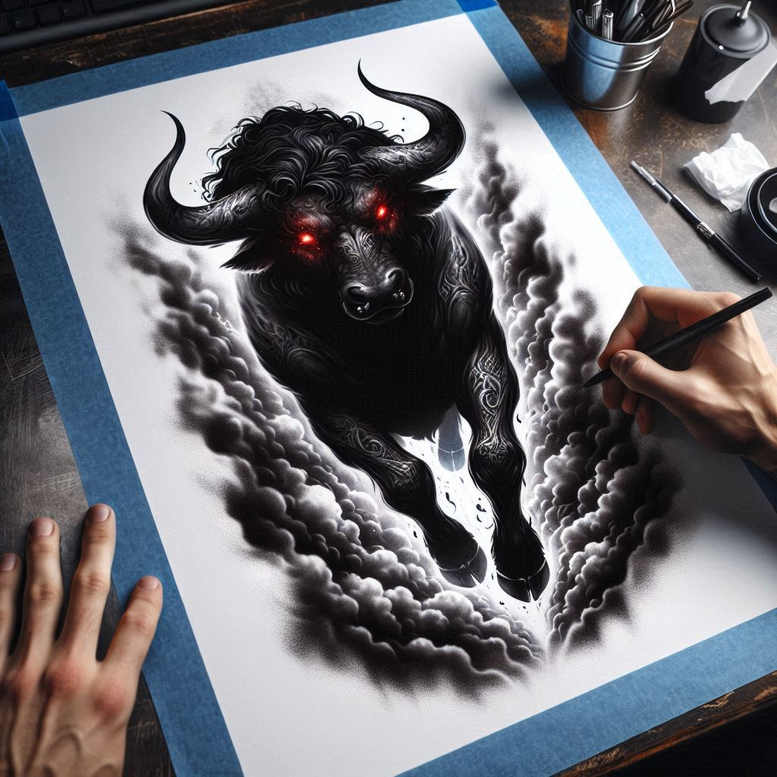 bold-overlay – tattoo design ideas free ai generated – ancient-curse – for-calf – Gallery: cover-up-inkby-ai