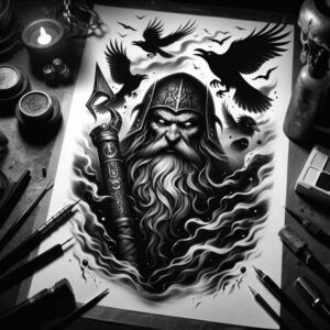 bold-overlay – tattoo design ideas free ai generated – macabre – for-spine – Gallery: cover-up-inkby-ai
