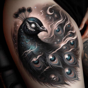 camouflage-motif – tattoo design ideas free ai generated – tattered-clothing – for-ribs – Gallery: cover-up-inkby-ai