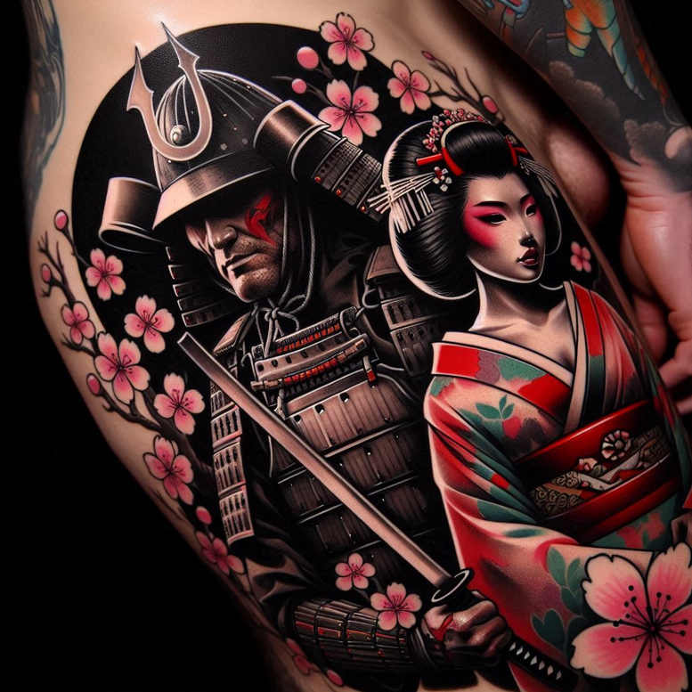color-blocking – tattoo design ideas free ai generated – rotting – for-hip – Gallery: cover-up-inkby-ai