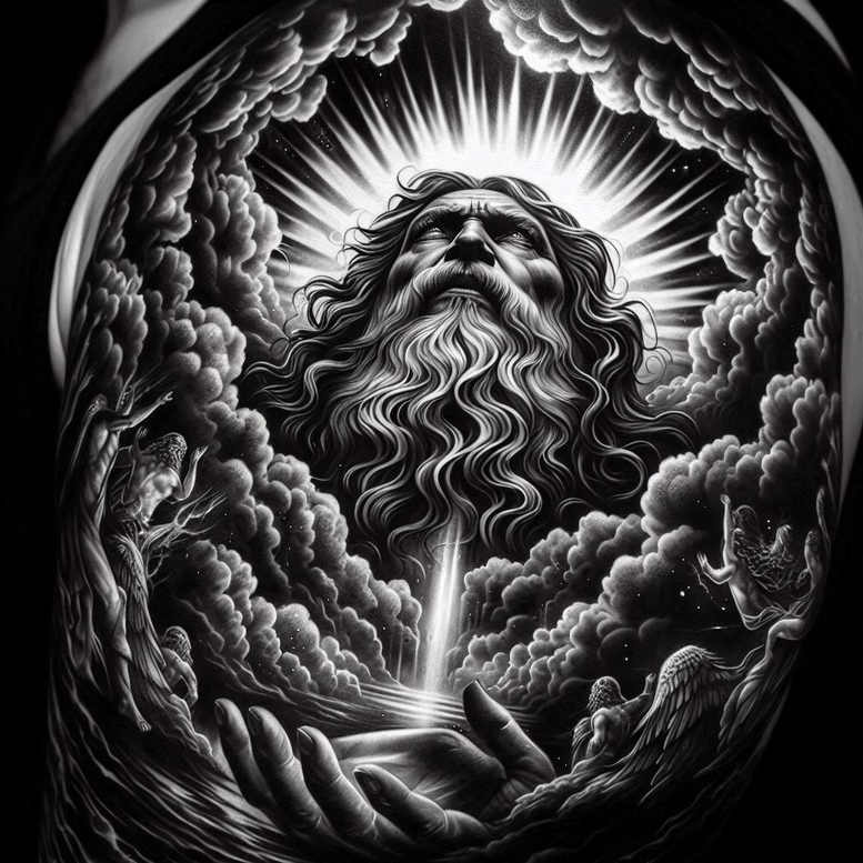 dense-pattern – tattoo design ideas free ai generated – twisted – for-shin – Gallery: cover-up-inkby-ai