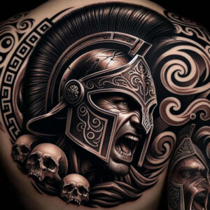 edge-softening – tattoo design ideas free ai generated – distorted – for-lower-chest – Gallery: cover-up-inkby-ai