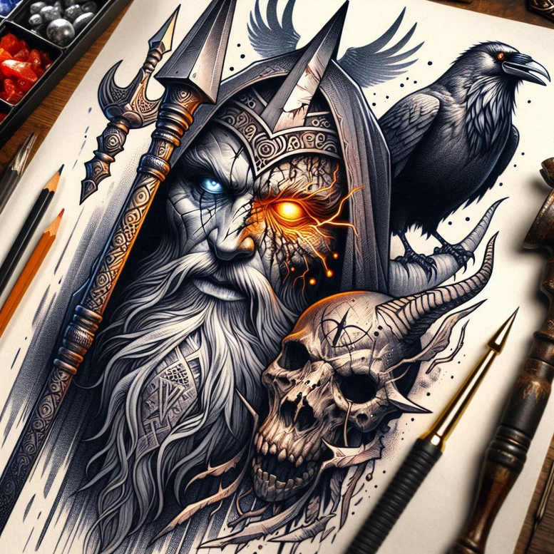fix-up-tattoo – tattoo design ideas free ai generated – lurking – for-shin – Gallery: cover-up-inkby-ai