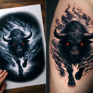 incorporated-cover – tattoo design ideas free ai generated – crypt – for-upper-back – Gallery: cover-up-inkby-ai