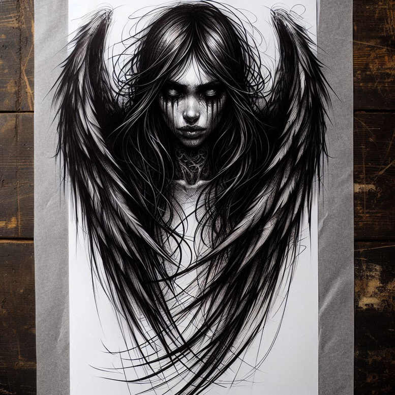 integrated-design – tattoo design ideas free ai generated – mutant – for-nape – Gallery: cover-up-inkby-ai