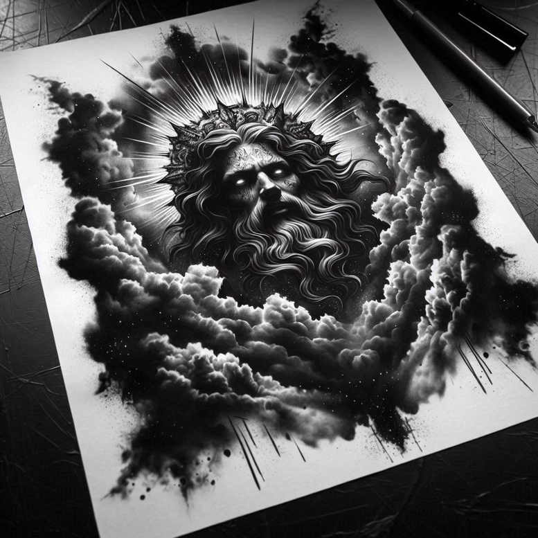 layered-texture – tattoo design ideas free ai generated – foggy – for-shoulder – Gallery: cover-up-inkby-ai