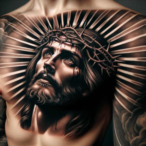layered-texture – tattoo design ideas free ai generated – strange-laughter – for-palm – Gallery: cover-up-inkby-ai
