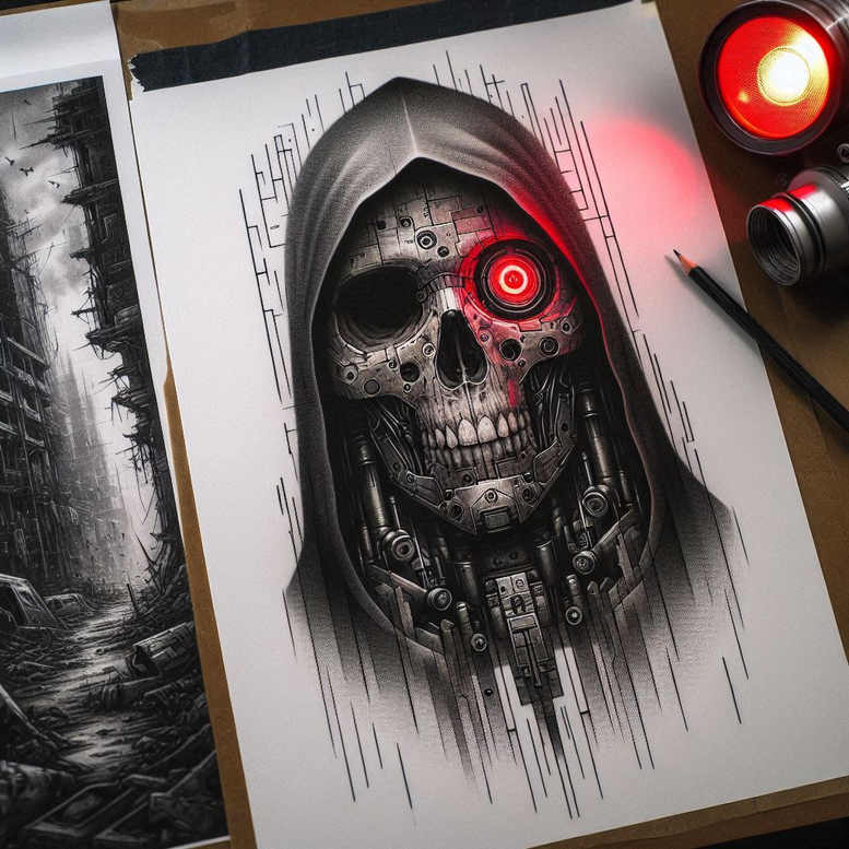 pattern-disguise – tattoo design ideas free ai generated – despair – for-hip – Gallery: cover-up-inkby-ai