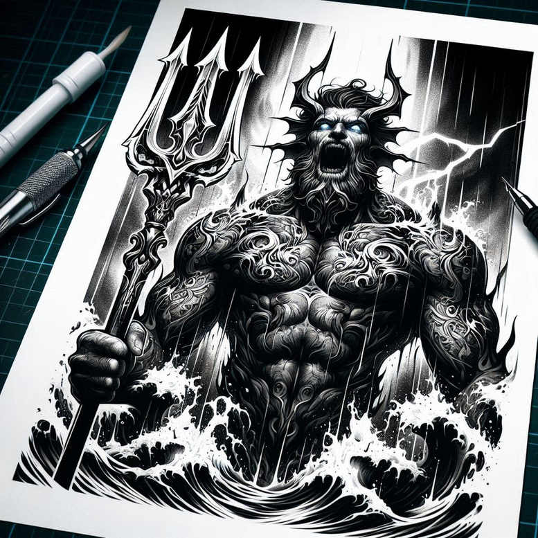 pattern-overlay – tattoo design ideas free ai generated – evil-grin – for-wrist-side – Gallery: cover-up-inkby-ai