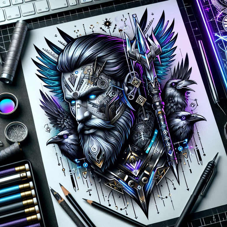 smart-placement – tattoo design ideas free ai generated – chilling – for-triceps – Gallery: cover-up-inkby-ai