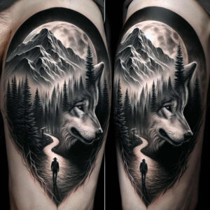 smart-placement – tattoo design ideas free ai generated – mask – for-spine – Gallery: cover-up-inkby-ai