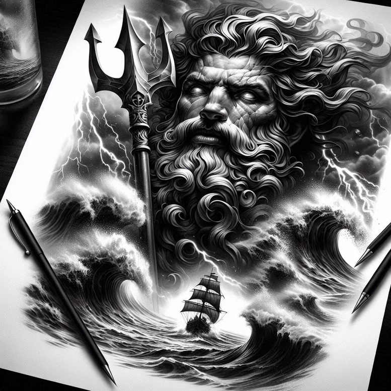 solid-black-fill – tattoo design ideas free ai generated – silence – for-biceps – Gallery: cover-up-inkby-ai
