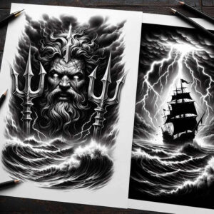 strategic-shading – tattoo design ideas free ai generated – unnatural – for-lower-back – Gallery: cover-up-inkby-ai