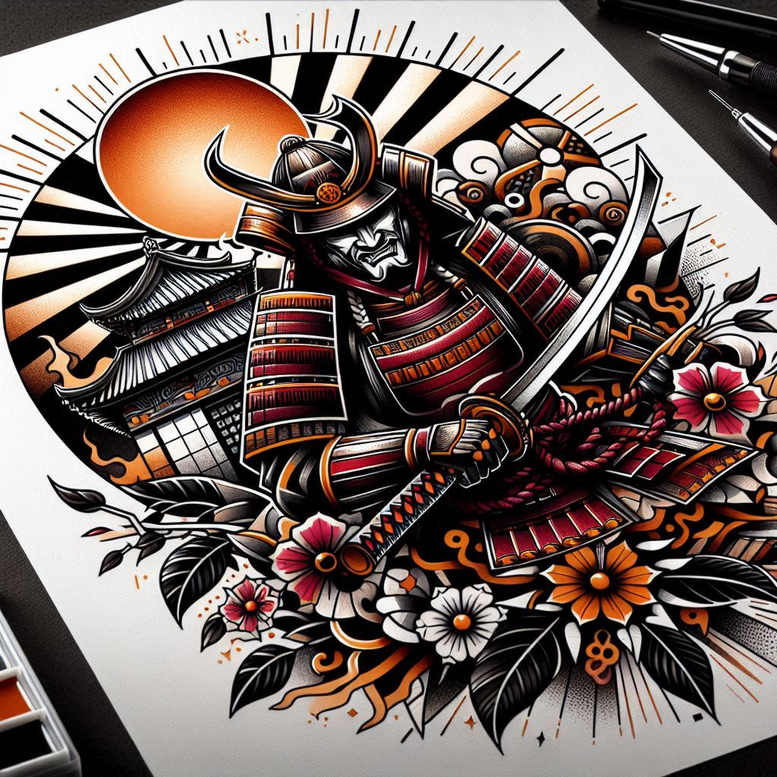 cover-up tattoo design ideas vector-style crypt for arm