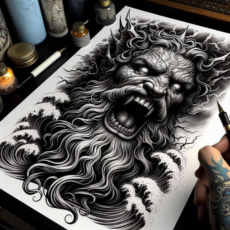 cover-up tattoo design ideas expressive lines cursed for spine