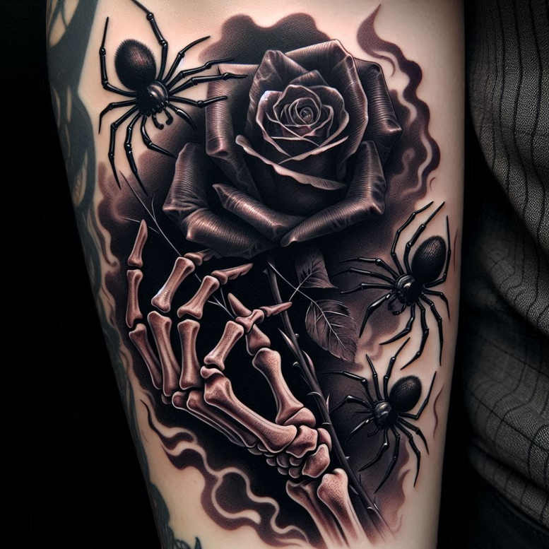 cover-up tattoo design ideas Realism natural contrast haunted shows endurance