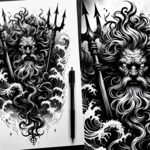 cover-up tattoo design ideas ambiguous space lurking for collarbone