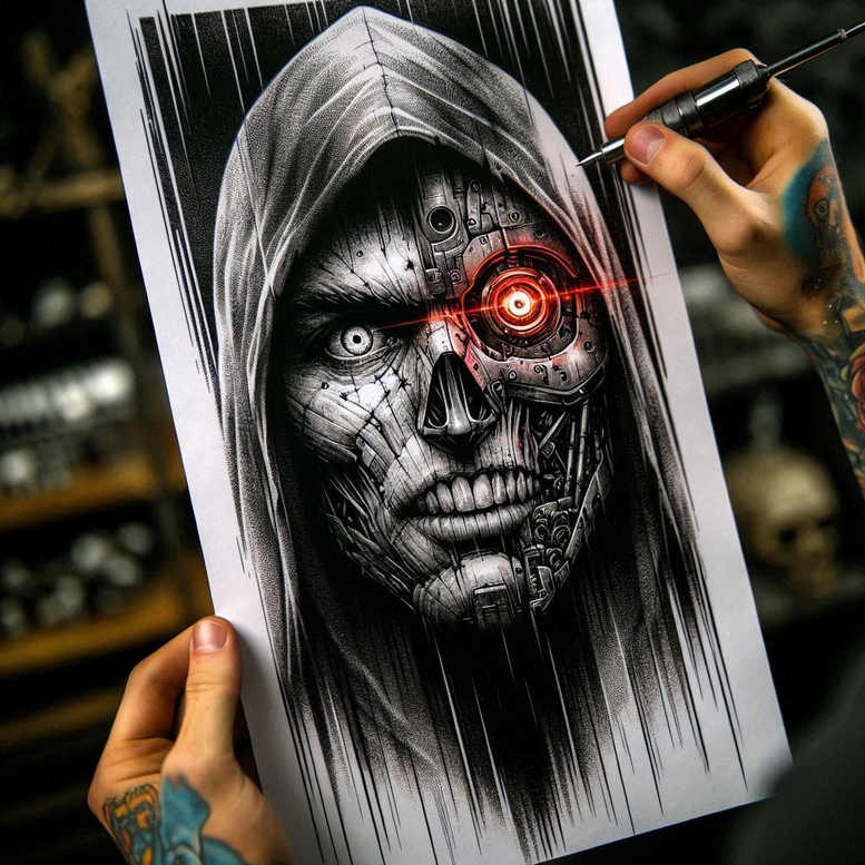 cover-up tattoo design ideas spectral hues lurking represents resilience