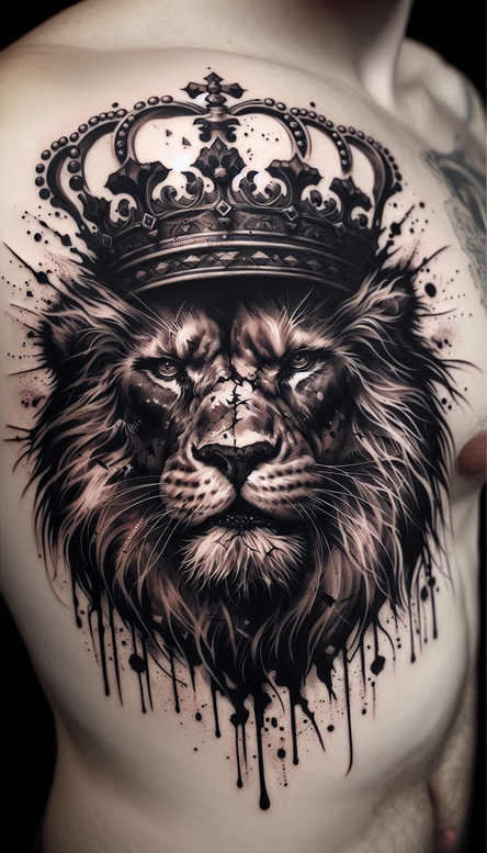 cover-up tattoo design ideas Surrealism unearthly mystic darkness meaning strength