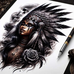 cover-up tattoo design ideas Realism high-resolution tattoo silence shows strength