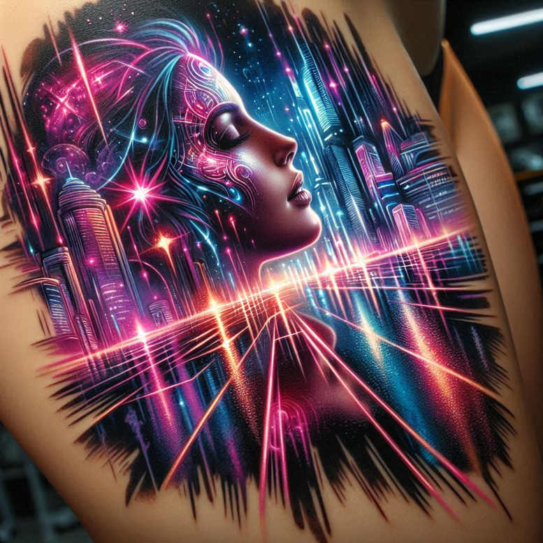 cover-up tattoo design ideas smooth gradients terrifying for knee