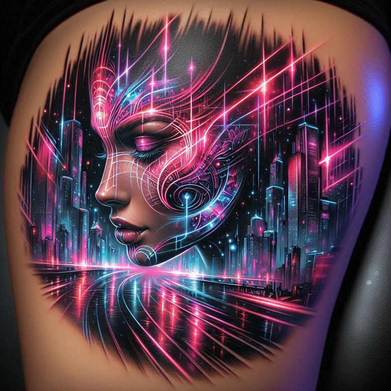 cover-up tattoo design ideas Surrealism metamorphosis unnatural symbolising determination