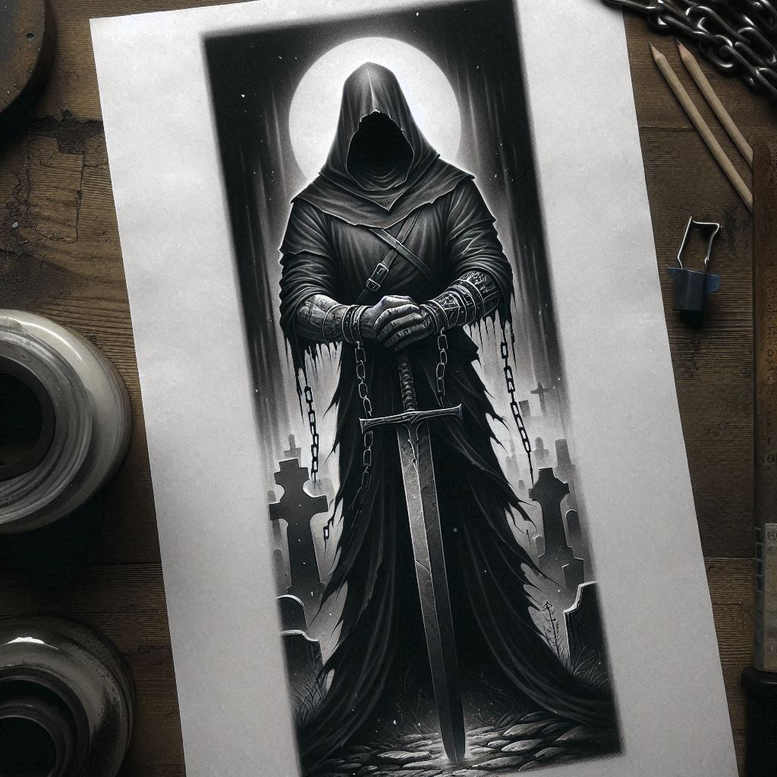 cover-up tattoo design ideas enhanced shading void for scapula