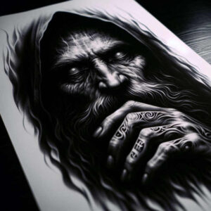 cover-up tattoo design ideas atmospheric witchcraft for upper chest