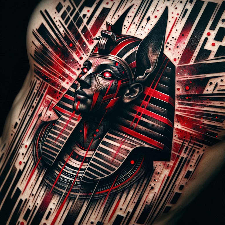 tattoo-repair – tattoo design ideas free ai generated – evil-spirit – for-knee – Gallery: cover-up-inkby-ai
