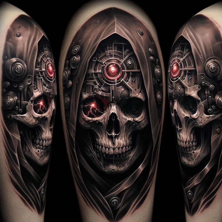 transformative-ink – tattoo design ideas free ai generated – evil-spirit – for-chest – Gallery: cover-up-inkby-ai