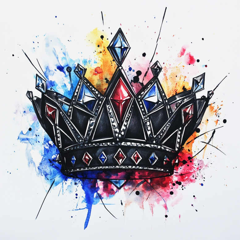 crowns-and-diamonds tattoo design ideas little tattoo luxurious design for ribs
